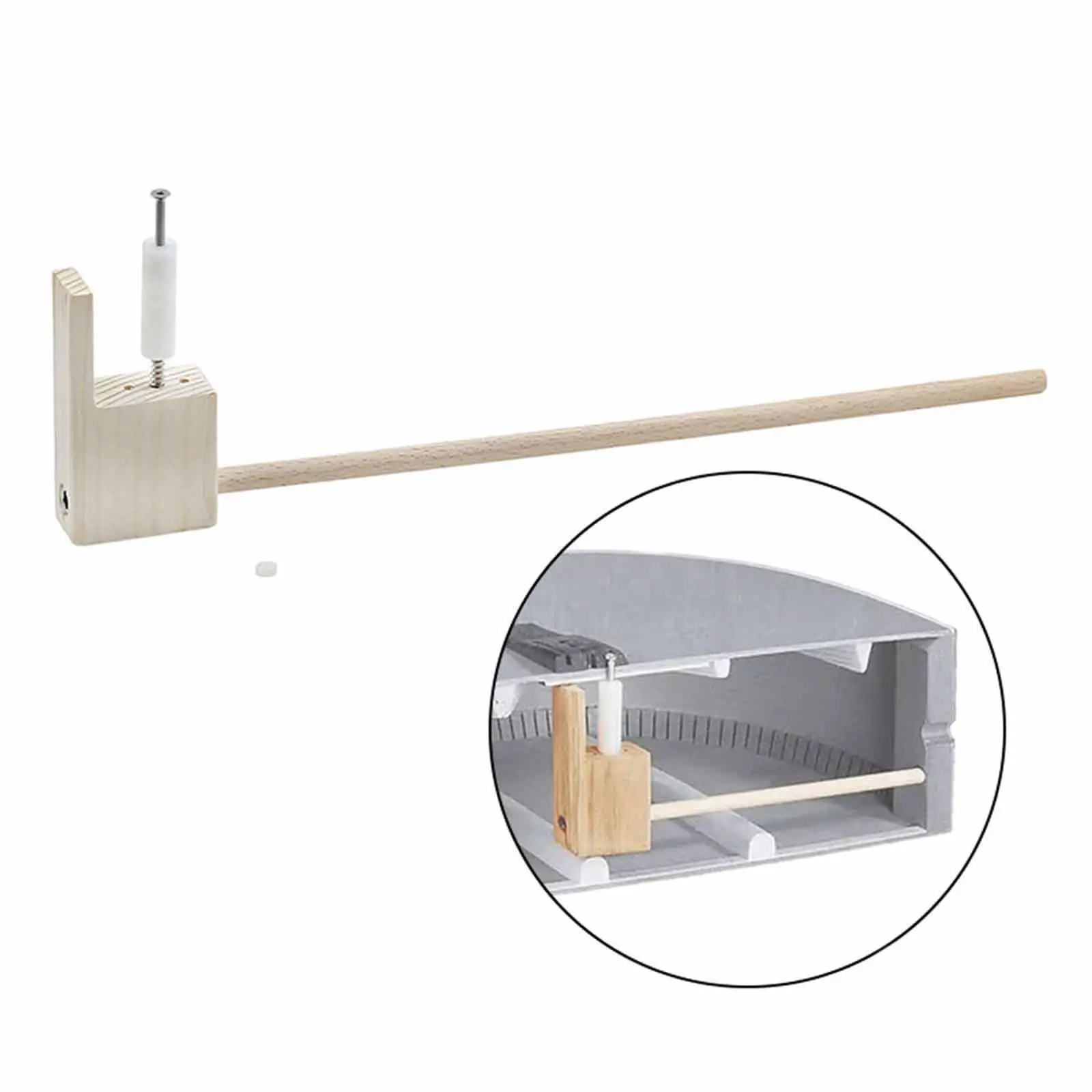 Guitar Bridge Repair Soundboard Maintenance Kit Wood Pressure Column Adjustable Tool for Enhancing Acoustic Guitar Tone Quality
