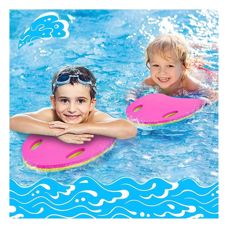 

Children's swimming skirting board, swimming training with armrest holes, auxiliary skirting board two-color practice swimming
