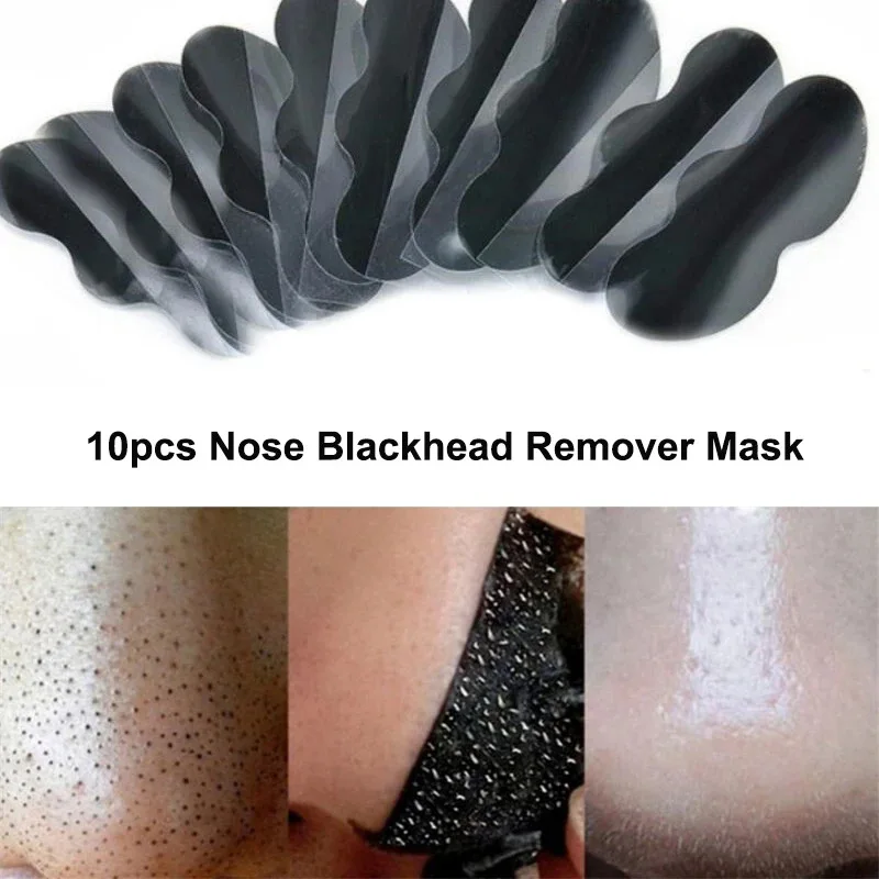 10/30/50 Uds. Mascarilla eliminadora de espinillas, tiras nasales, limpieza profunda de poros, nariz, pegatinas de eliminación de cabeza negra, máscaras para el cuidado de la piel