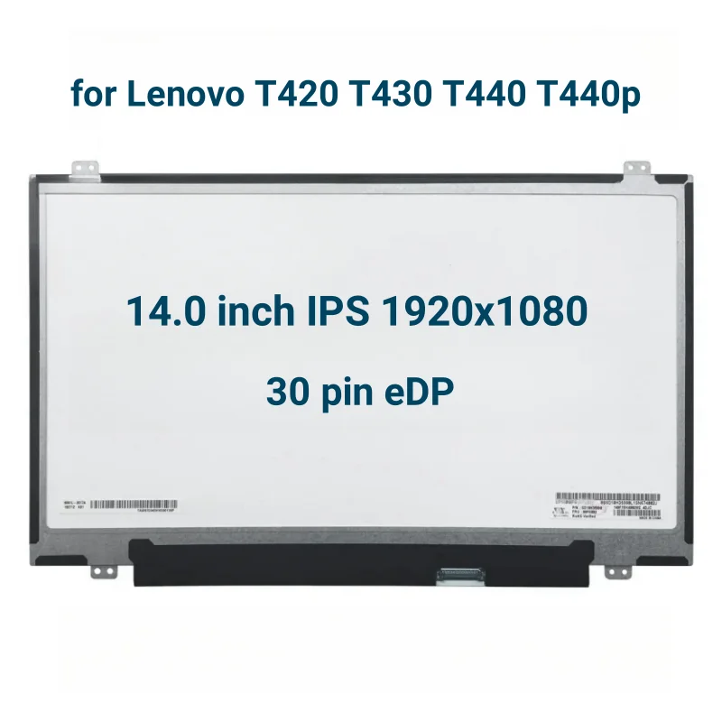 14 cal IPS 1920*1080 FHD Laptop ekran LCD do Lenovo T420 T430 T440 T440p laptop zamiennik lcd 30 pin edp