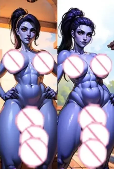 Dakimakura Widowmaker Futa Anime Body Pillow Cover Double-Sided Print Life Size Pillowcase Gifts