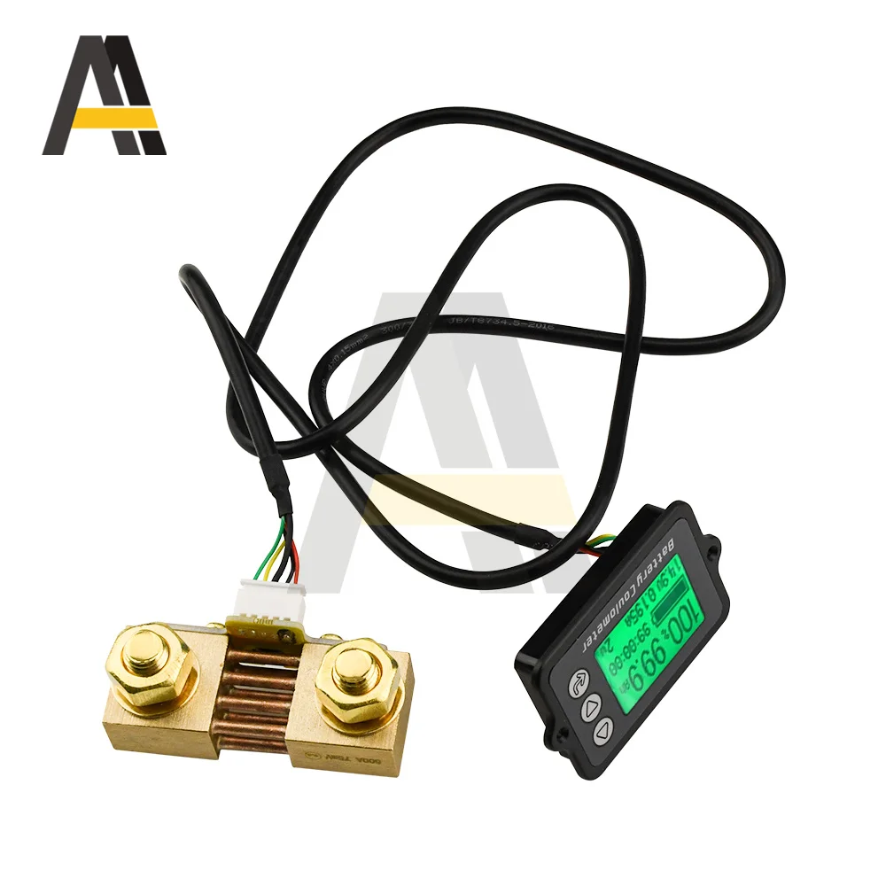 TK15 350A Tester della batteria del veicolo di precisione del colometro della batteria DC 8V-80V Monitor elettrico dell'esposizione della quantità per l'automobile elettrica