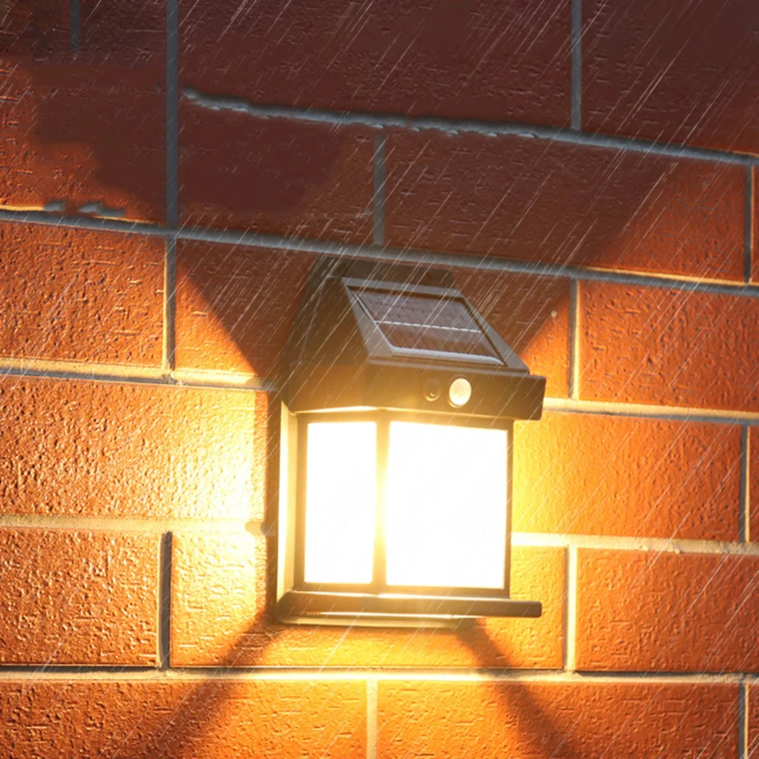 Outdoor Waterproof Solar Wall Light Motion Sensor Porch Lights Auto Sensing Light Control Solar Lamp  Garden Door Lighting