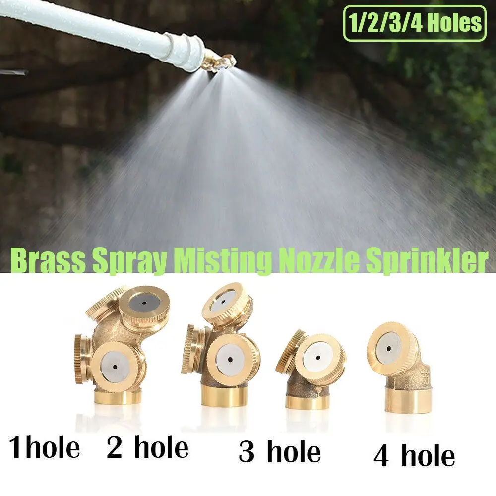 Buse de pulvérisation réglable pour système d'irrigation de la pelouse, connecteur de poussière fraîche domestique, arroseurs de brumisation, outils de jardin