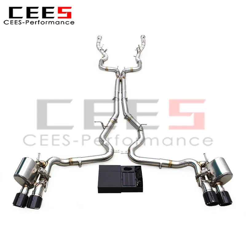

cees Catback Exhaust System for Maserati Levante Modena 3.0T 2016-2024 SUS304 Exahsut Muffler Pipe with Valve Control System