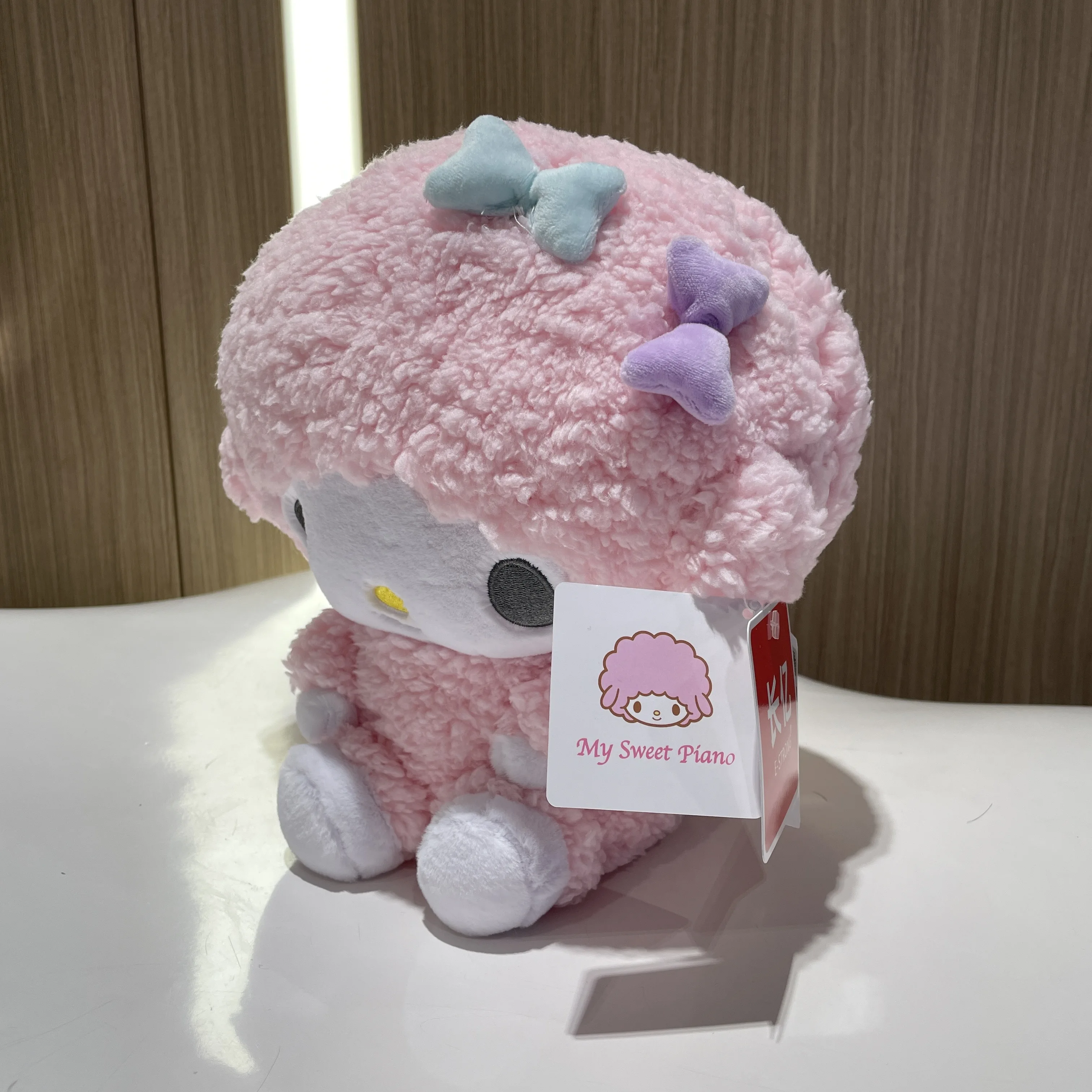 100% Genuine Sanrio Pink Lamb My Sweet Piano Kuromi My Melody Hello Kitty Plush Toy Plush Doll Bed Decoration Birthday Gift