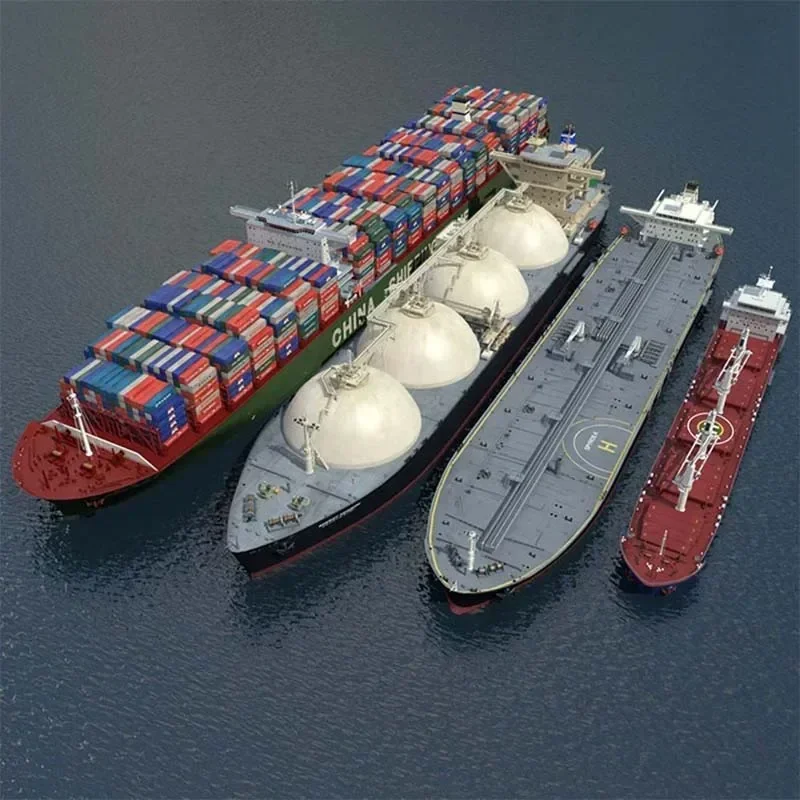 Ship Model Decoration Ultra-large Container Ship Model Natural Liquefied Gas Ship Model Crude Oil Carrier Bulk Carrier Toy Gift