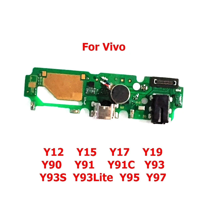 1Pcs USB Charging Charger Dock Port Board With Microphone Mic Flex Cable For Vivo Y90 Y91 Y91C Y91i Y93 Lite Y93s Y95 Y97