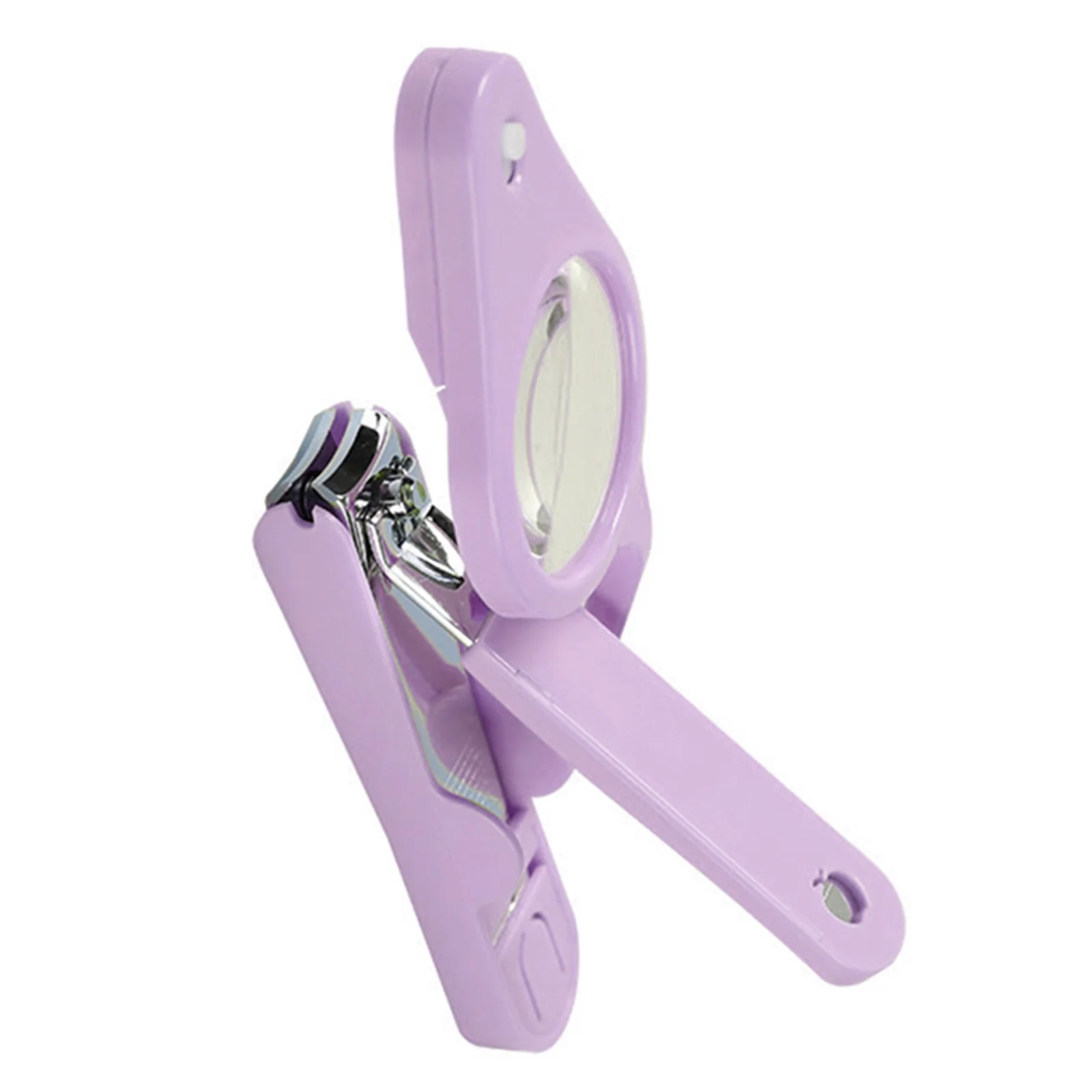 

Led Light Stainless Steel Nail Clippers Rust-Proof Durable With Magnifier Portable Fingernail Clipper For Kids Adults Night Use