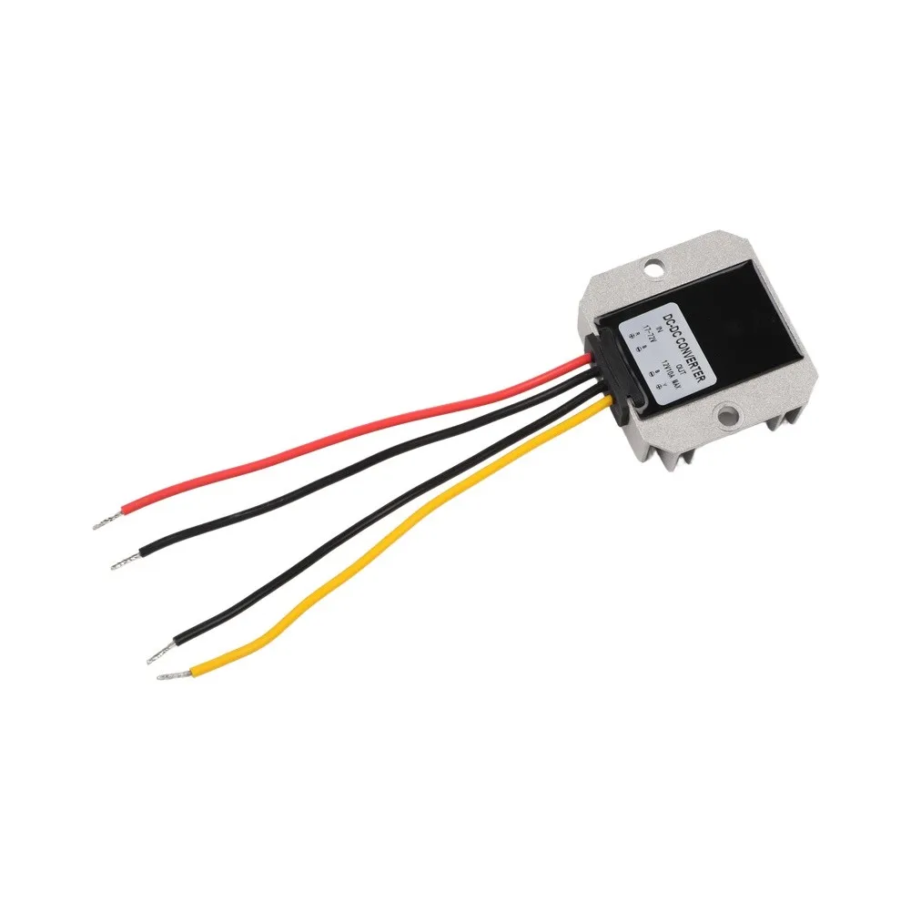 120W 12V Step-Down Power Converter Accepting 17-72V DC Input for Scooters Trucks Golf Carts and Industrial Applications