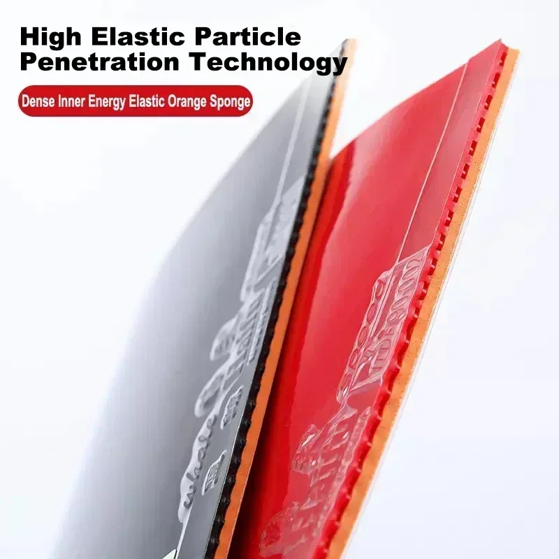 Haifu Table Tennis Rubber Sheet Sticky/No-Sticky Pimples In Internal Energy Ping Pong Rubber ITTF Approved Training Fast Attack image 2