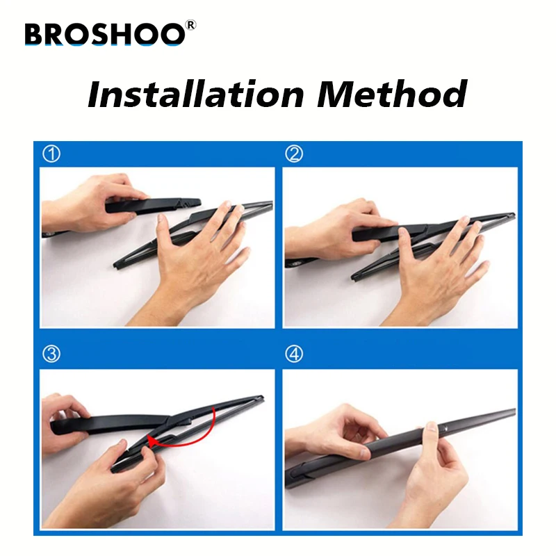 Car Wiper Blade Rear Back Window Windscreen Windshield For Lancia Delta Hatchback 295 mm 2008 Onwards Auto Accessories