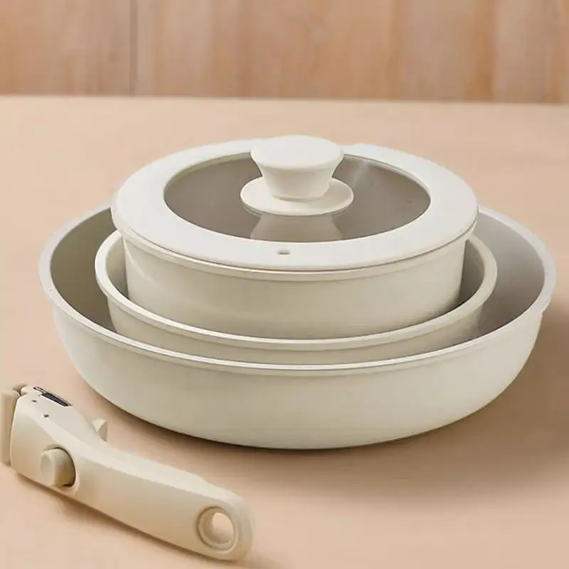 

Pots And Pans Set Kitchen Cookware Sets Safe Portable Ceramic Oven Cooktop Utensils Induction Kitchenware For Home Apartment