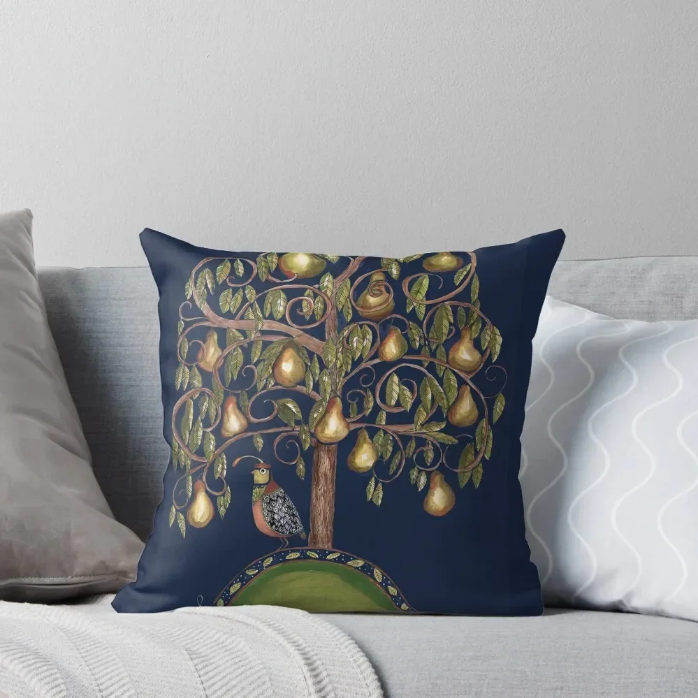 

Isolating partridge under a pear tree Throw Pillow Pillowcase Christmas Pillow Pillow