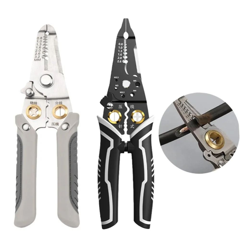 

Electrician specific line winding pliers multifunctional wire stripping pliers