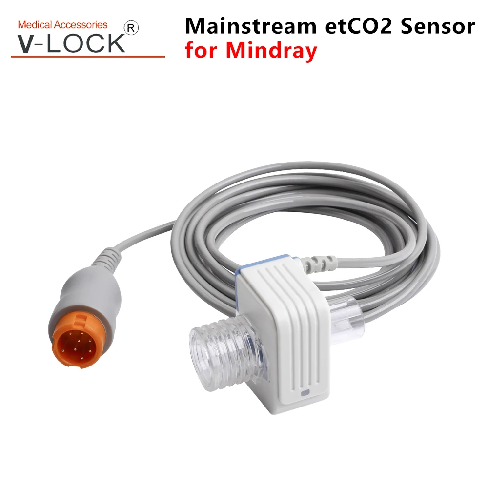V-lock 1010 mainside ETCO2 senor end-tidal CO2 concentration compatible for Mindry COMEN CONTEC Masi nihon kohden patient moni