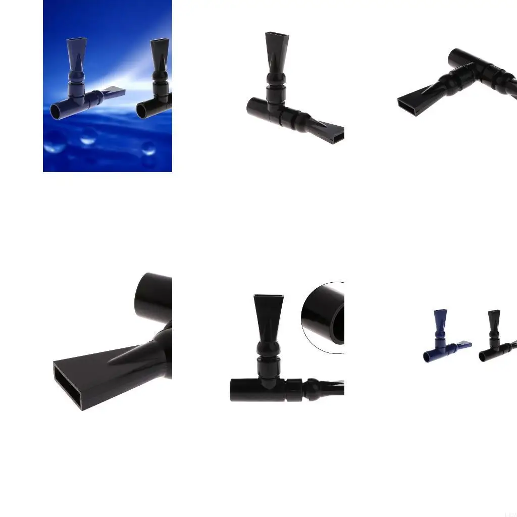L43A Plastic Outflow Pipe Connector Duckbill Nozzle for Aquarium Landscape Fish Tanks Filter Accessory