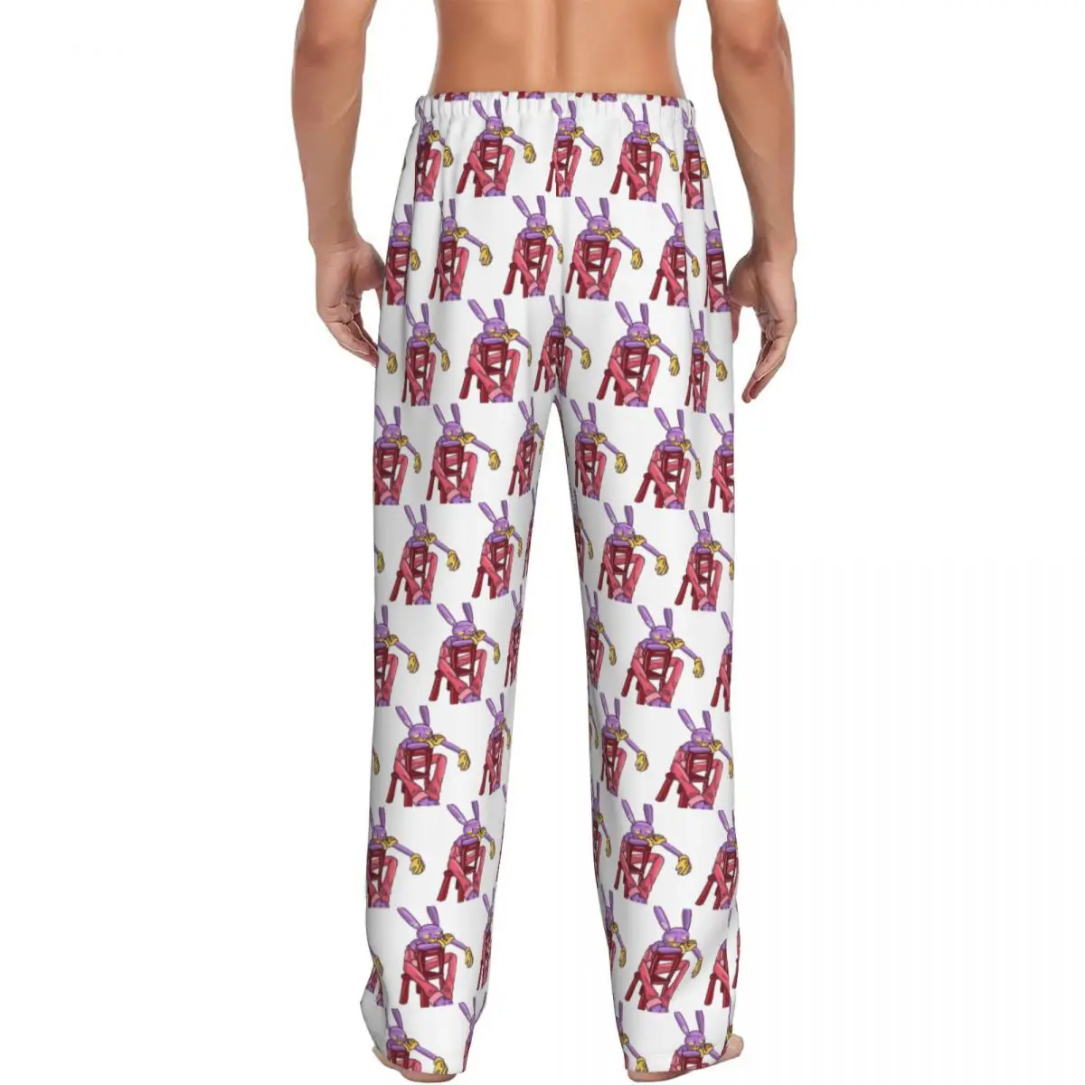 Custom Jax The Amazing Digital Circus Men Pajama Pants Lounge Sleep Sleepwear Bottoms with Pockets
