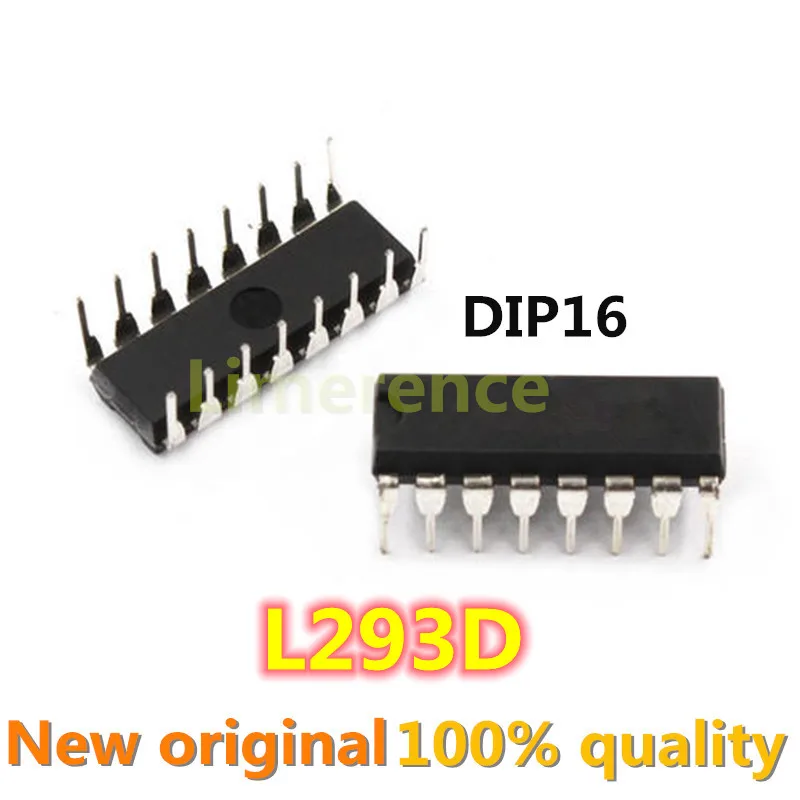 10PCS L293 L293D L293B IC Motor Driver Drive Chip PAR PusH Pull 4 Four Channel Module DIP DIP16-