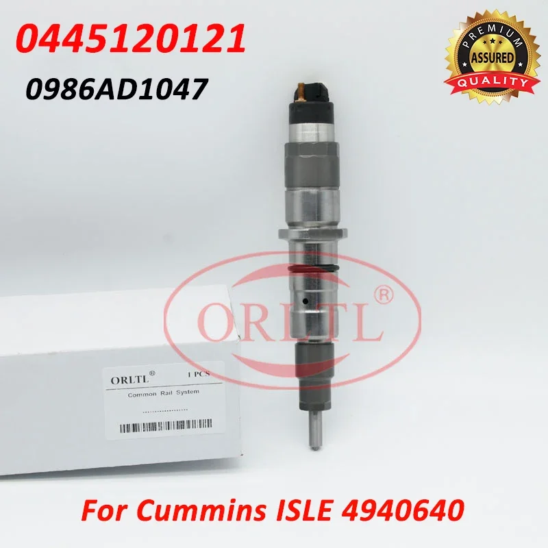 

4940640 Common Rail Injector 0445120121 Diesel Fuel Injection Nozzle 0 445 120 121 For Cummins ISLE Engine 09864AD1047