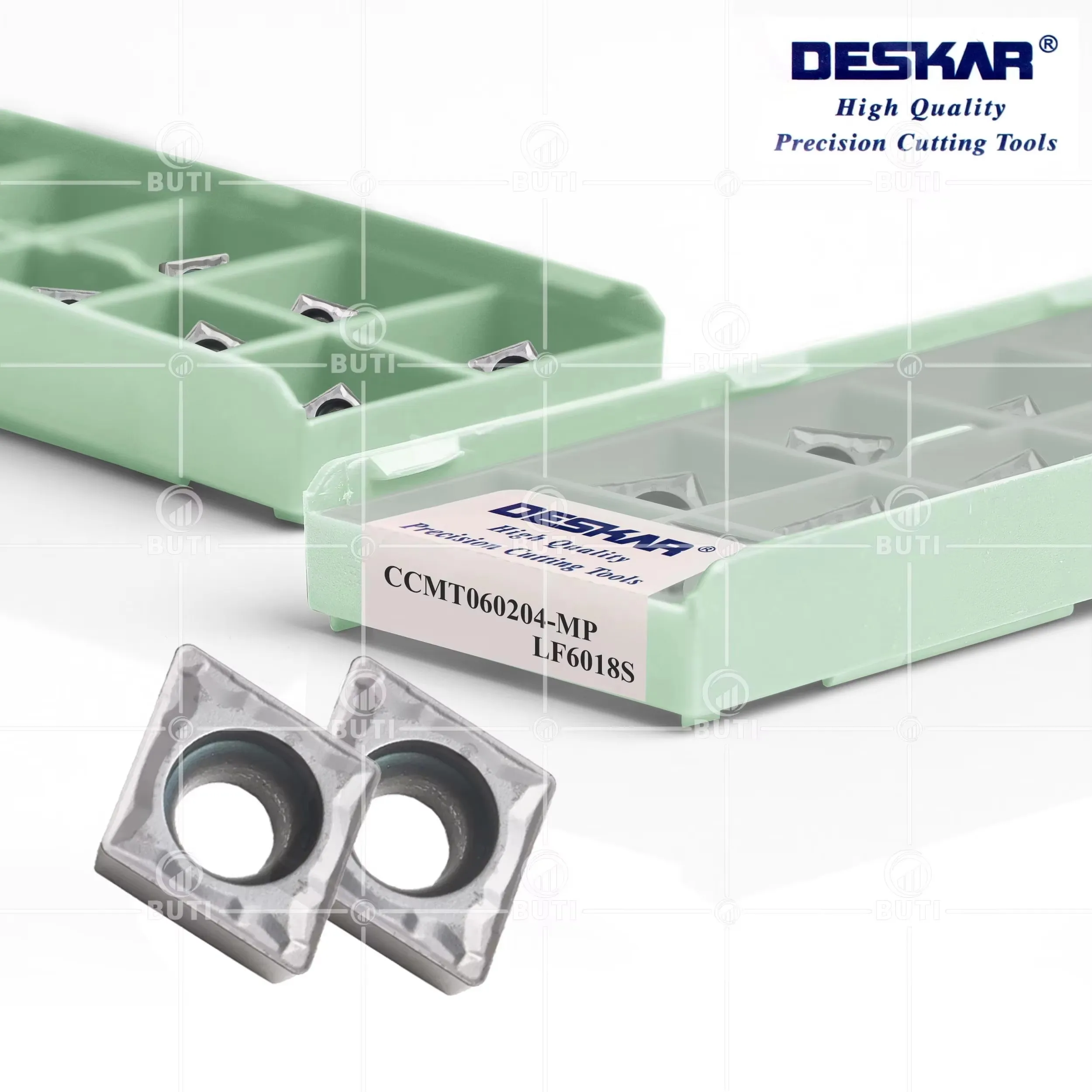 

DESKAR 100% Original CNC Lathe Turning Tool CCMT060208/060208/09T304/09T308-MP LF6018S Outer Circular Blade Diamond Shaped Blade