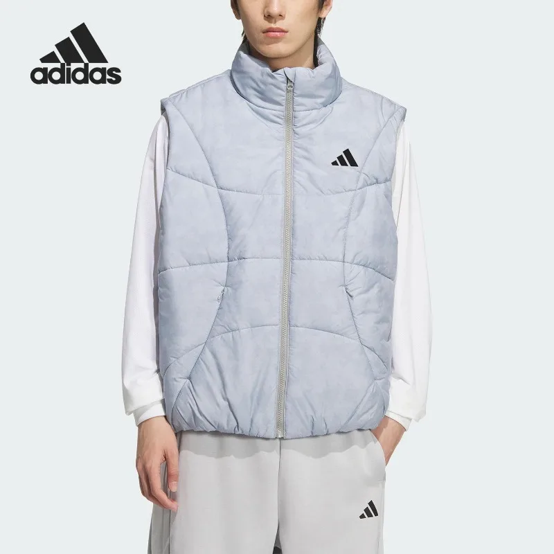 Adidas Autumn Men's Daily Stand-up Collar Thermal Cotton Vest KC2755
