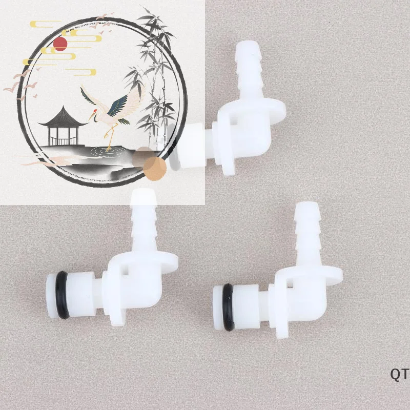 Bend Adapter Valve Sealing Conductive Male Female Connector: 1/3PCS Plastic Quick Plug Hose