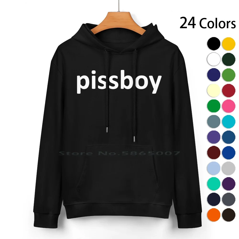 

Pissboy Pure Cotton Hoodie Sweater 24 Colors Pissboy Brian Molko Placebo Piss Boy 100% Cotton Hooded Sweatshirt For Women Men