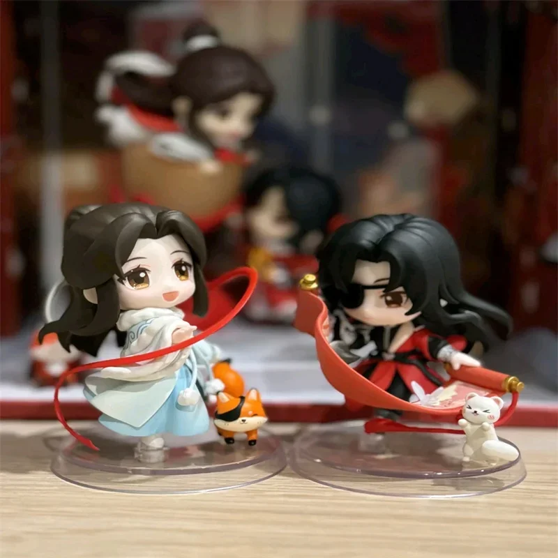 Genuine Heaven Official'S Blessing Xie Lian Hua Cheng Flying Flower Thousand Knots Q Version Handmade Model Decoration Kids Gift