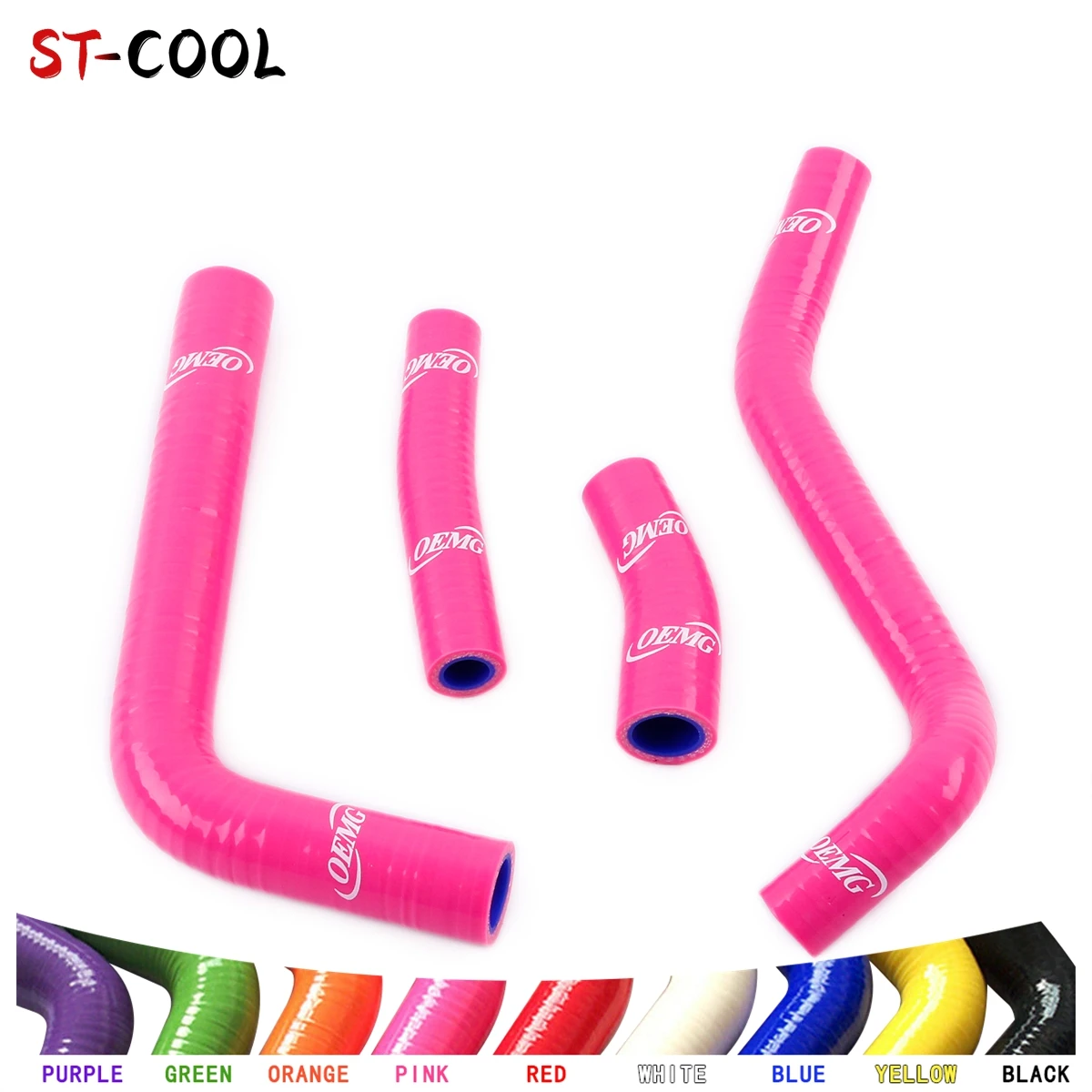 

For 2015-2018 Yamaha YZ250FX WR250F 2016 2017 Radiator Tube WR 250 F YZ 250 FX Silicone Hose Kit 4Pcs 10 Colors