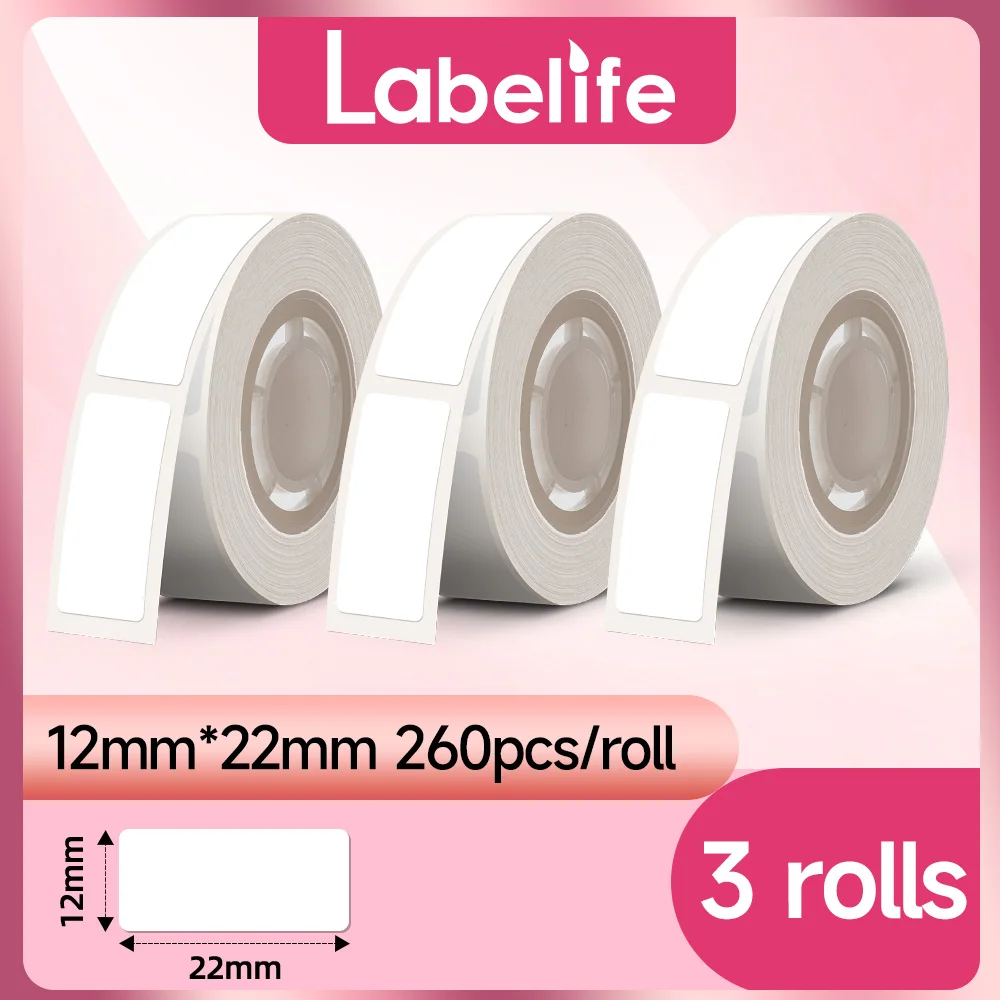 

Совместимость с мини-принтером Phomemo Q30/Q30S/Q31/Q32, 3 рулона, наклейка для этикеток, бумага, водонепроницаемая и маслостойкая этикетка «сделай сам» с узором