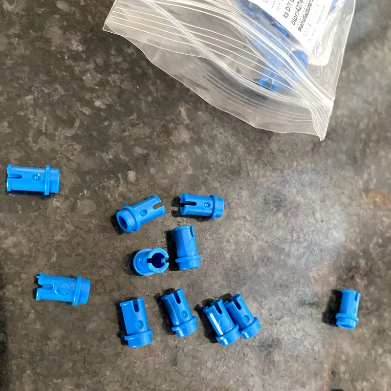 DIY Connector Bricks Compatible 2780 3673 77765 32556  32054 MOC Bolt Pin with Friction Peg Cross Axle Technical Building Blocks