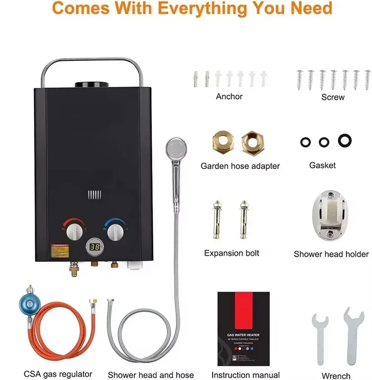 Wholesale Direct Factory Outdoor Electric Tankless Instant Gas Water Heater