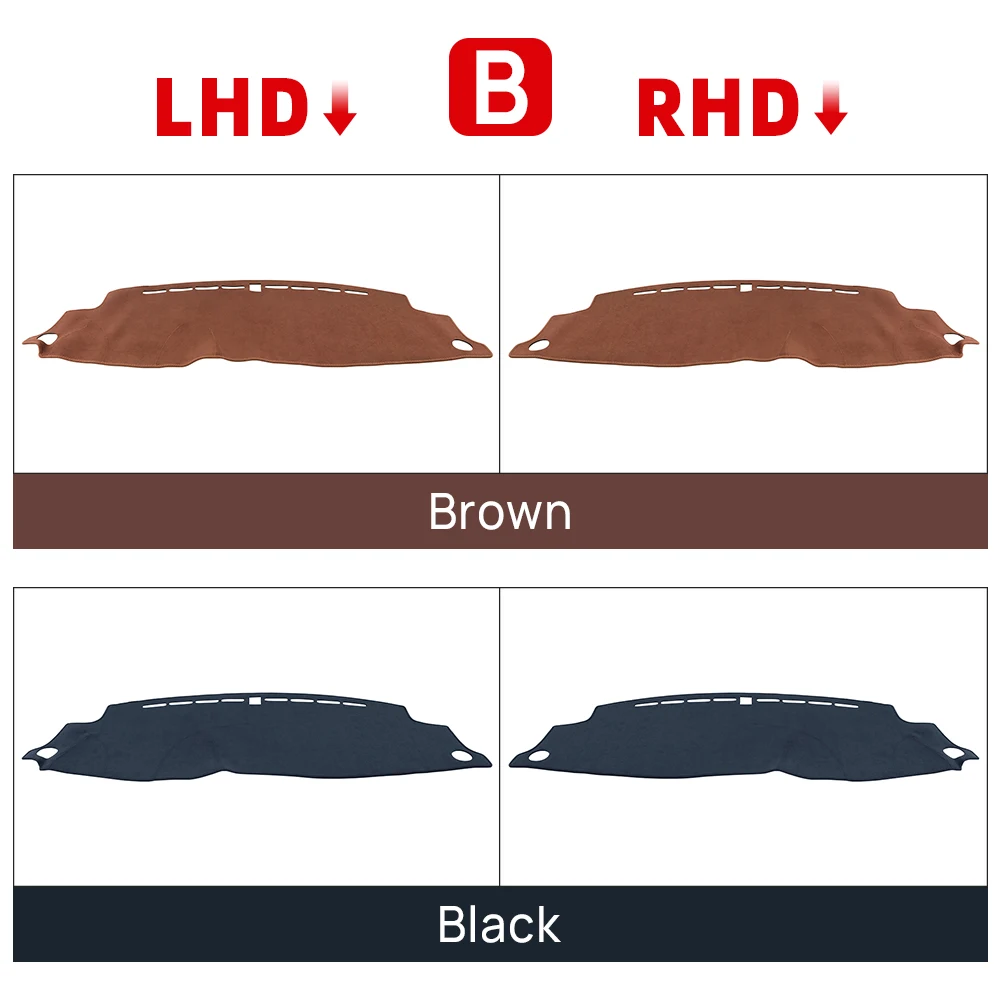 For Honda HR-V HRV HR V 2014 2015 2016 2017 2018 2019 2020 Car Dashboard Cover Avoid Light Pad Instrument Panel Mat Case Carpets