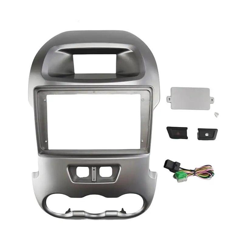 2 din car dvd frame for Ford Ranger 2011-2015 Car Radio Fascia Frame Radio Player 9 Inch 2 DIN Car DVD Panel Dash Kit Frame