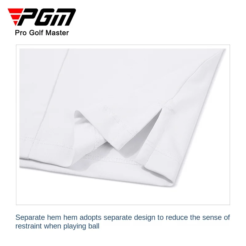 PGM Summer Men's Golf Shirts Quick-Dry Breathable Short Sleeve Tops Outdoor Sports Sweat Absorbent Golf Wear Casual M-XXL YF460