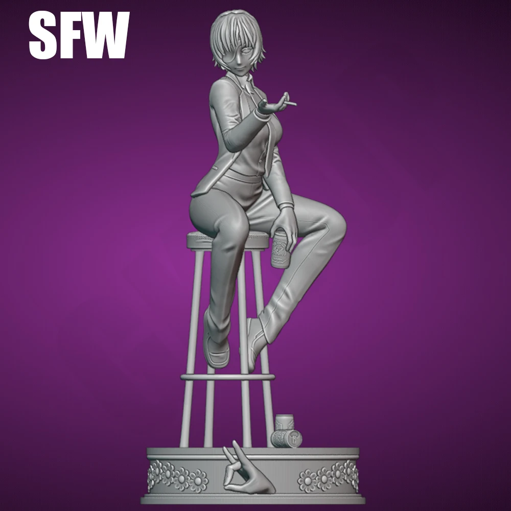 1:24 Schönheit Belle Himen Sexy NSFW 3d Gedruckt Modell Harz Unbemalt Figur Modell Kit Miniatur Garage Gk Kits Unmontiert Diy Spielzeug