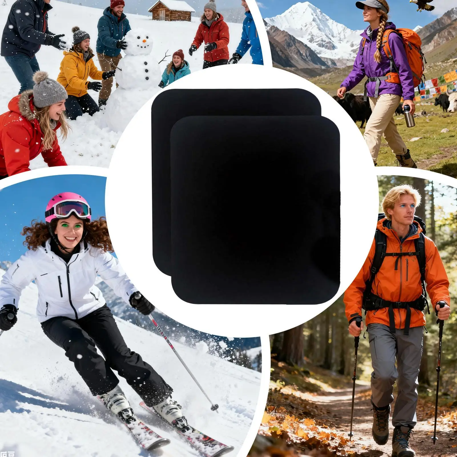 

Накладки на голени для катания на лыжах, 2 шт., эргономичные, широкие, толстые, мягкие накладки на голени для мужчин, любителей семьи, друзей, занятий спортом, катания на лыжах