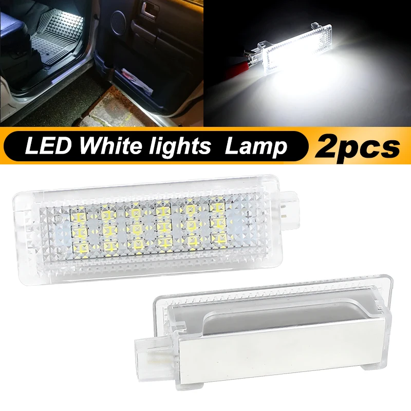 Luz LED de cortesía para puerta de coche, 2 uds., para Land Rover LR2 LR3 LR4 Freelander 2 Discovery 4 Range Rover Sport Evoque 1693119