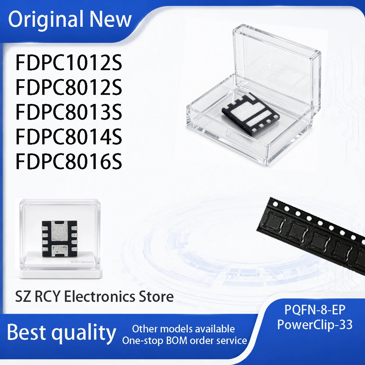 NEW (5-30 PCS) FDPC1012S FDPC8012S FDPC8013S FDPC8014S FDPC8016S 01OD 03OD 13CF 15CF 05OD 16OD 15OD IC MOSFET CHIP