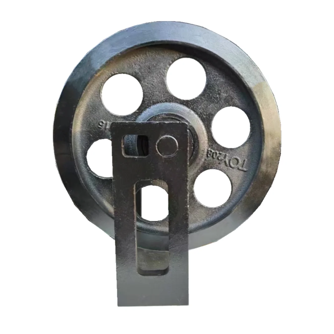 Top quality mini excavator parts idler wheel for Yanmar vio15 guiding roller  mini digger parts YM15 thrust wheel