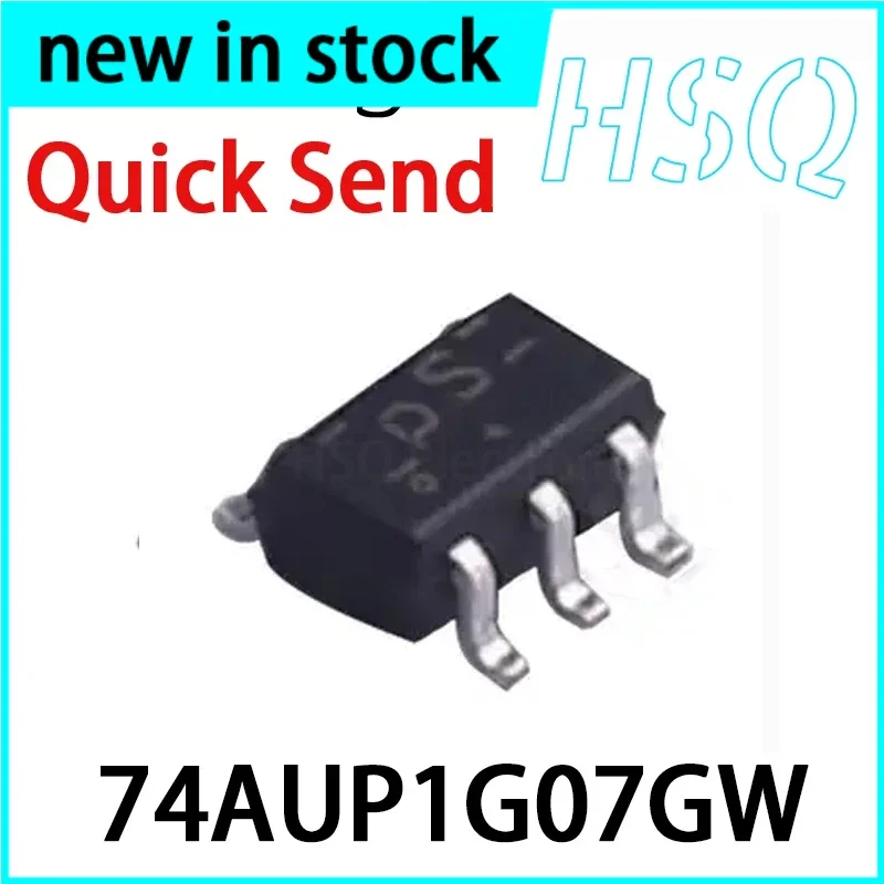 10PCS 74AUP1G07GW TSSOP-5 Buffer/driver/transceiver New Stock