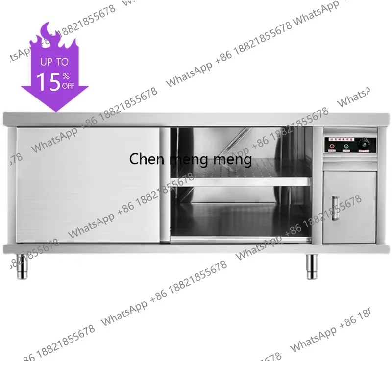

A61 Commercial stainless steel dish warmer worktable dish heating and insulation hot air circulation disinfection cabinet opera