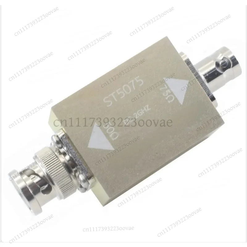 Df AL3752 50-75 Ohm Impedance Converter BNC Male To Female Resistive Adapter Technical Specs Version