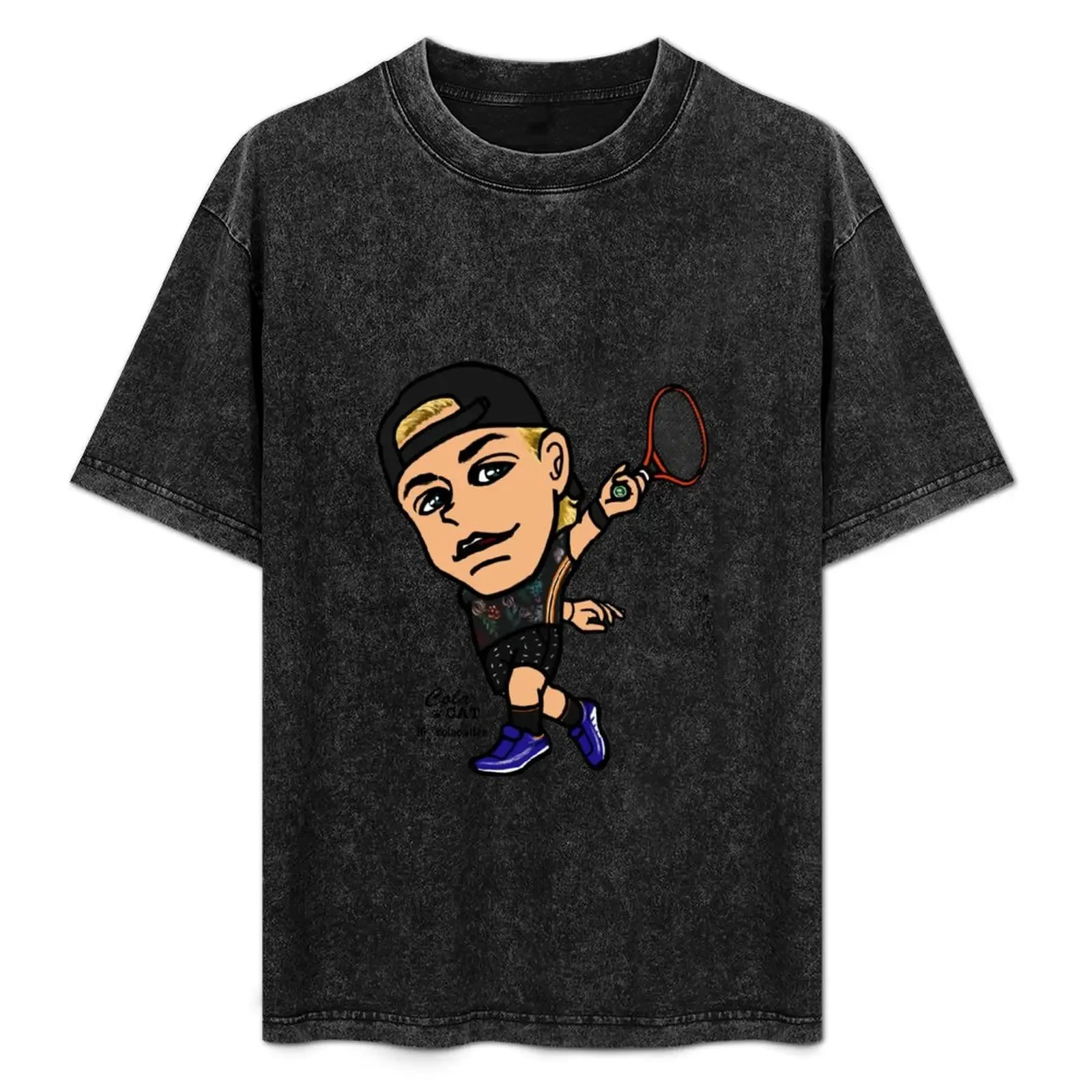 Camiseta Denis Shapovalov, camiseta informal para trabajo y uso diario