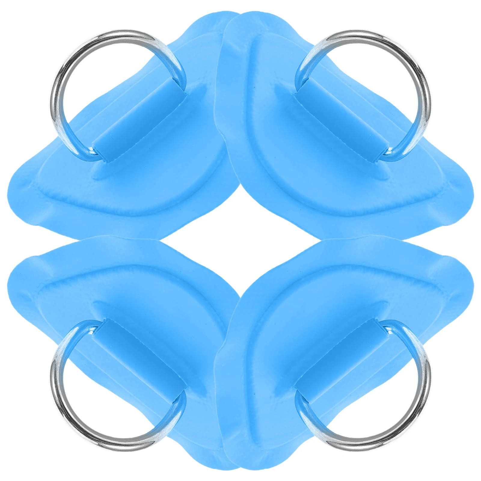 

4 Pcs Paddle Board Storage Rope Buckle Boat Elastic Canoe D-ring Patch Elasticity