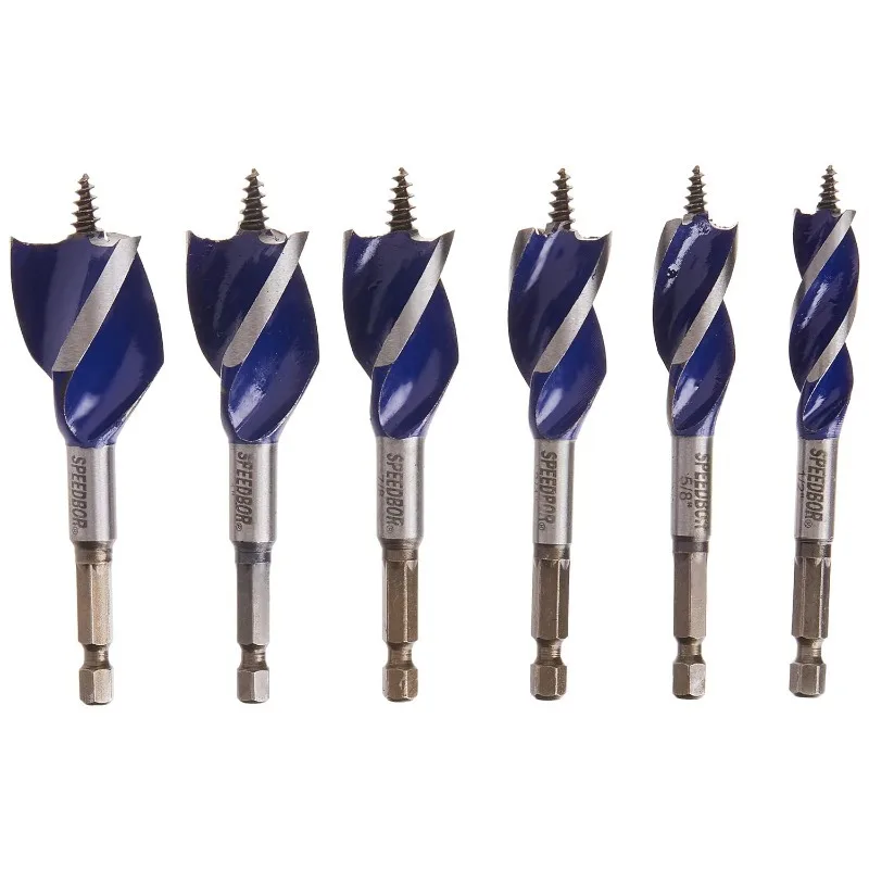 

Irwin Tools IRWIN SPEEDBOR Drill Bit Set for Wood, 4-Inch, 6-Piece (1877239)