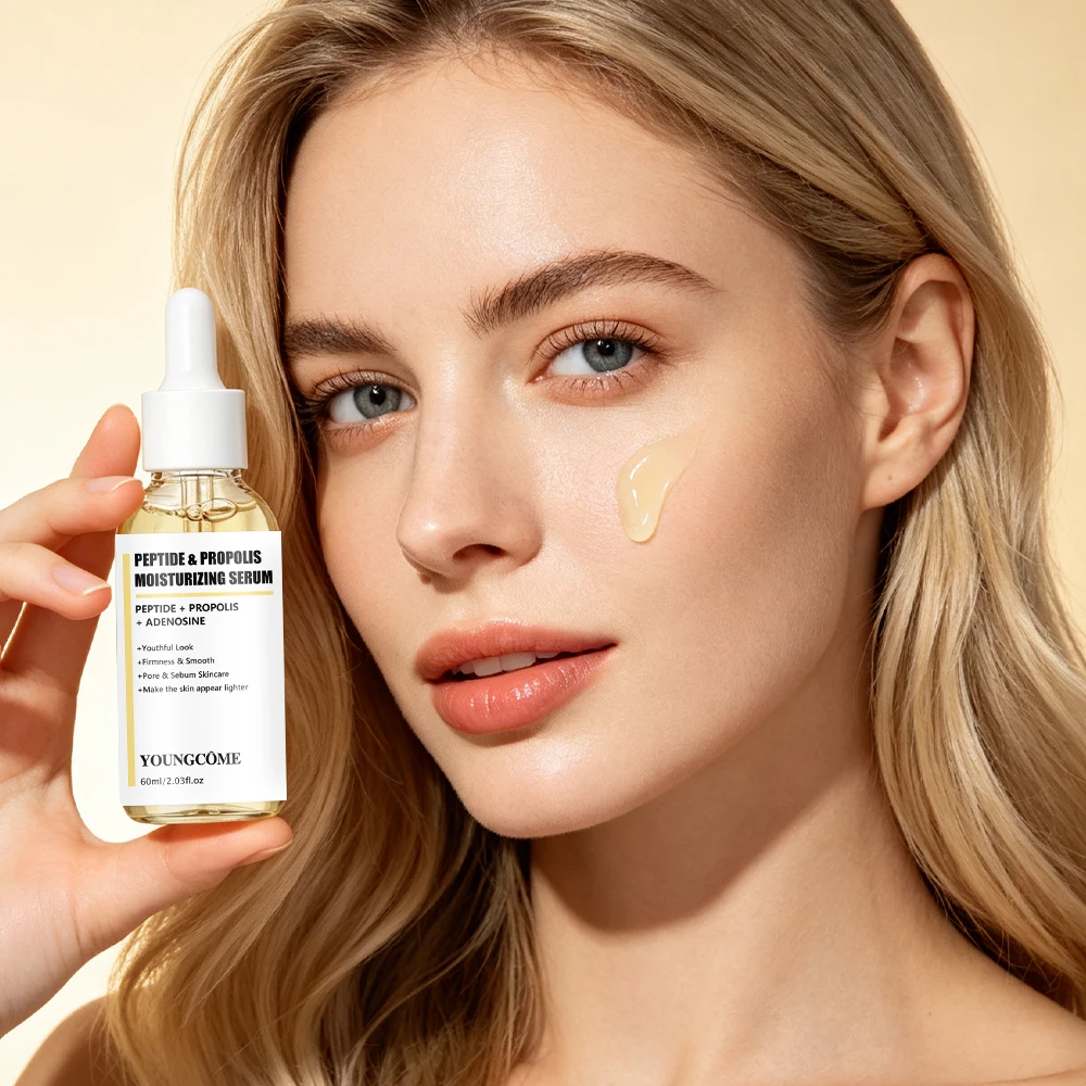 Moisturizing Serum | Peptide & Propolis Infused Formula with Adenosine, Lightweight Daily Hydrating Treatment for Balanced Pore