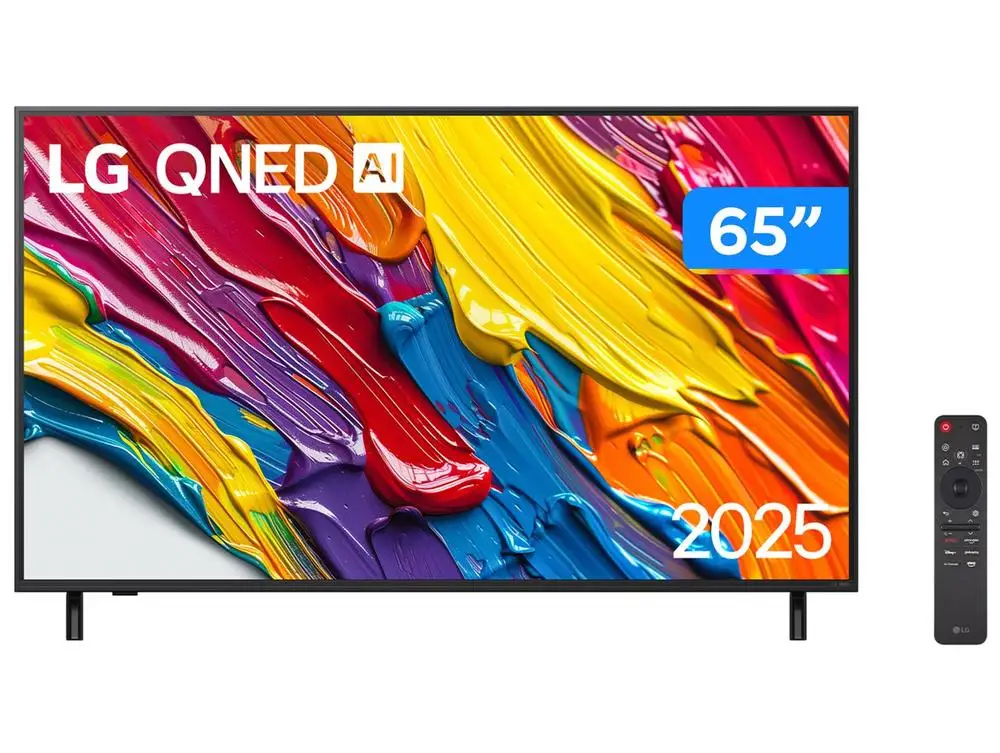 تلفزيون ذكي 65 LG 4K Ultra HD QNED 65QNED82ASG webOS 25 α7 AI Alexa Processor 3 HDMI #1