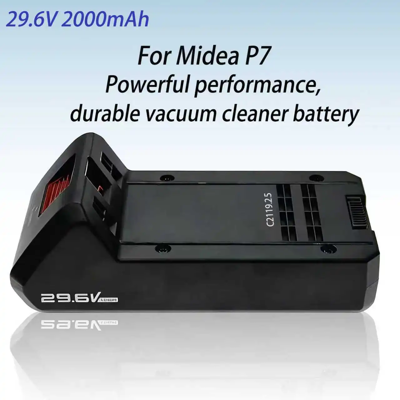 

100% Original 29.6V 2000mAh for Midea 29.6V P7 /P7 Flex/P7 Max/P7 Young /Q8 BP28825A Wireless Vacuum Cleaner Battery